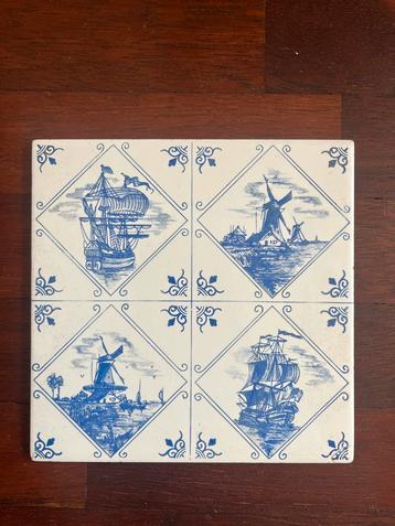 Mettlach siertegel 15x15cm beschikbaar voor biedingen