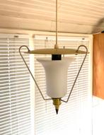 Vintage hanglamp Stilnovo stijl, Ophalen of Verzenden, Gebruikt, Glas, Minder dan 50 cm