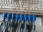 KVM switch 8-voudig tbv VGA en mini-din, Ophalen, Gebruikt