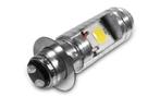 LED lamp 12v BA20d P15d, koplamp, scooter brommer xenon-look, Ophalen of Verzenden, Nieuw, Koplamp