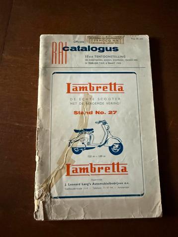 RAI Catalogus 1955 - Motorrijwielen, Scooters, Bromfietsen beschikbaar voor biedingen
