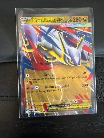 Mega Latias EX - 100/132 - Mega Evolutions Pokémonkaart beschikbaar voor biedingen