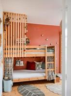 Gepimpt Mydal stapelbed Ikea, Huis en Inrichting, Ophalen, 90 cm, Tweepersoons, Zo goed als nieuw