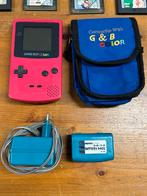 Game Boy Color Roze + Games & Accessoires, Spelcomputers en Games, Spelcomputers | Nintendo Game Boy, Ophalen of Verzenden, Gebruikt