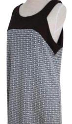 Vertigo Paris vintage jurkje, grijs/zwart, Mt. XL, Kleding | Dames, Verzenden, Maat 46/48 (XL) of groter, Knielengte, Verigo Paris