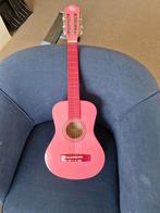 Houten kindergitaar roze 76 cm, Ophalen, Zo goed als nieuw
