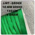 LINT - RESTANT - 10 MM T/M 2.5 MM - diverse kleuren / lengte, Ophalen of Verzenden, Nieuw, Lint, Band of Elastiek