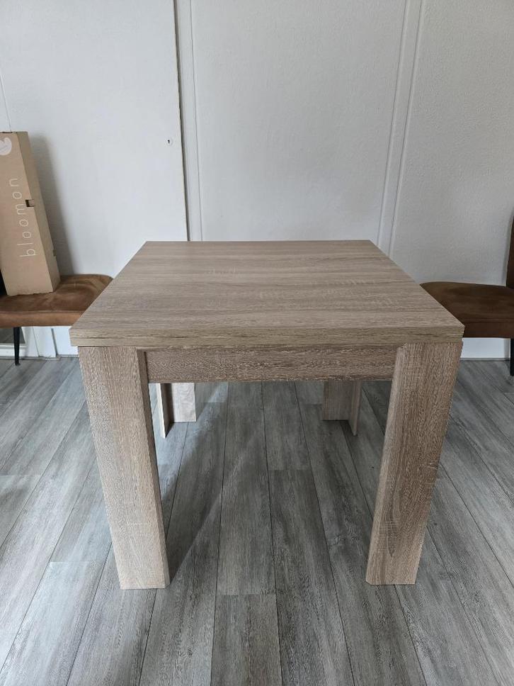 (Uitklapbare) eettafel, Huis en Inrichting, Tafels | Eettafels, Zo goed als nieuw, 50 tot 100 cm, 50 tot 100 cm, Vier personen