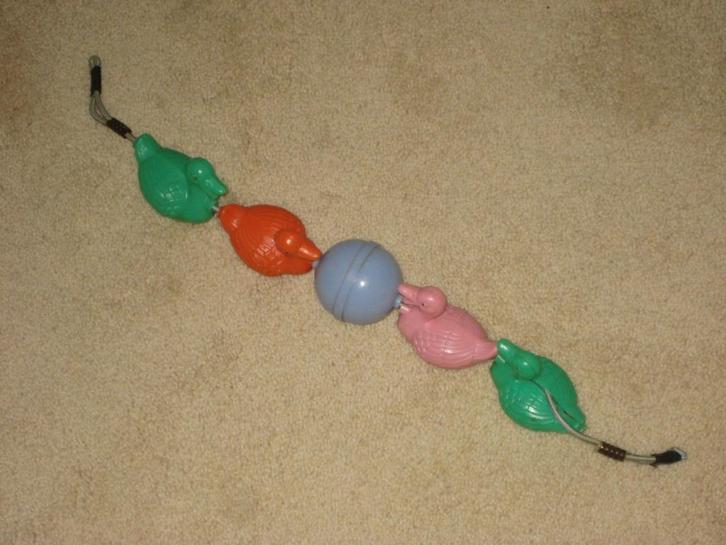 poppenwagenspanner Retro jaren '50/'60 eendjes Vintage, Kinderen en Baby's, Speelgoed | Babyspeelgoed, Gebruikt, Overige typen