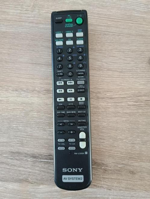 Sony rm-u306a afstandsbediening origineel av-system 2, Audio, Tv en Foto, Afstandsbedieningen, Gebruikt, Origineel, Receiver of Versterker