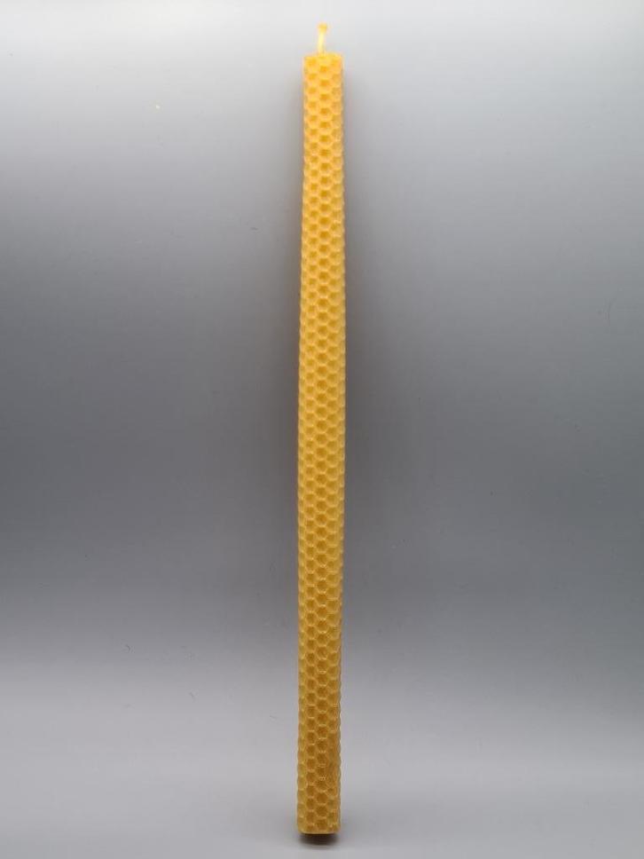 Handgerolde Bijenwas Kaars (­± 40g), Huis en Inrichting, Woonaccessoires | Kandelaars en Kaarsen, Nieuw, Minder dan 25 cm, Overige materialen
