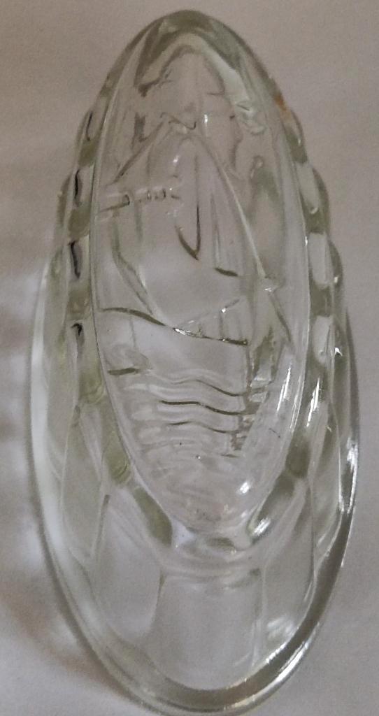 Leerdam glas: puddingvorm zeilboot, Antiek en Kunst, Antiek | Keukenbenodigdheden, Ophalen of Verzenden