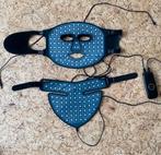 Led gezichtsmasker + nekmasker, Gehele gezicht, Zwart, Ophalen of Verzenden, Zo goed als nieuw