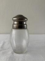 Fries draadglas theebus met metalen dop., Antiek en Kunst, Antiek | Glas en Kristal, Ophalen of Verzenden