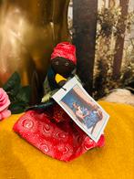 Afrikaans handgemaakt lappenpopje vrouw met baby 15 cm, Verzamelen, Poppetjes en Figuurtjes, Ophalen of Verzenden, Zo goed als nieuw