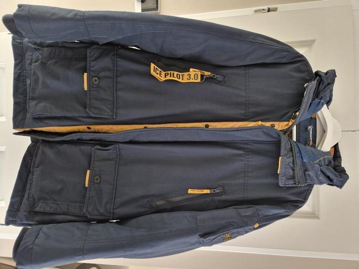 Prachtige Pall Mall PME winterjas XXL, Kleding | Heren, Jassen | Winter, Zo goed als nieuw, Overige maten, Blauw, Ophalen of Verzenden