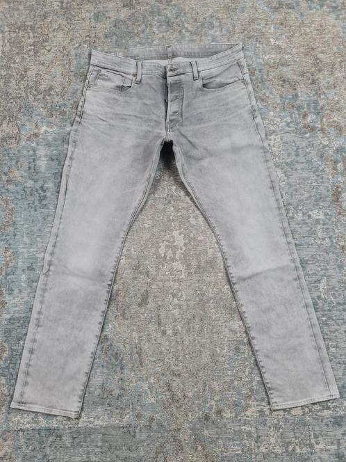 G-Star 3301 Tapered W36 L32 Tapered STRETCH Bronno3632 Grijs, Kleding | Heren, Spijkerbroeken en Jeans, Zo goed als nieuw, W36 - W38 (confectie 52/54)