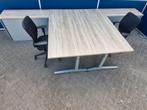 Steelcase recht bureau 180x80 met nieuw blad naar keuze 40x, Huis en Inrichting, Bureaus, In hoogte verstelbaar, Ophalen of Verzenden