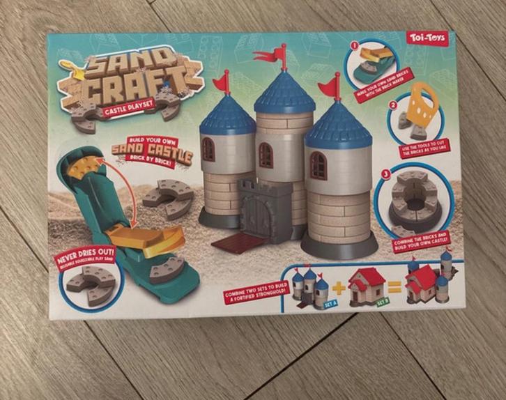 Magnetisch Zand Kasteel - Nieuw!, Kinderen en Baby's, Speelgoed | Duplo en Lego, Nieuw, Complete set, Ophalen