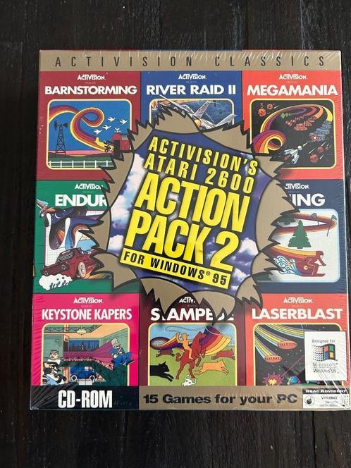 Pc game nieuw activision’s atari 2600 action pack 2 win 95, Spelcomputers en Games, Games | Pc, Nieuw, Overige genres, 1 speler