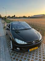 Peugeot 206 2.0 136PK 16V CC 2004 Zwart, 136 pk, Zwart, Cabriolet, 4 stoelen