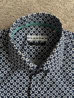 Overhemd, Ledub, blauw wit print, maat M, Kleding | Heren, Overhemden, Blauw, Ledub, Gedragen, Halswijdte 39/40 (M)