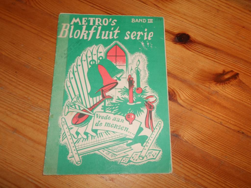 Metro's blokfluit serie band 3 en 4, Muziek en Instrumenten, Bladmuziek, Gebruikt, Zang, Ophalen of Verzenden, Artiest of Componist