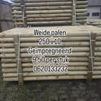 afrasteringspalen, Weidegang