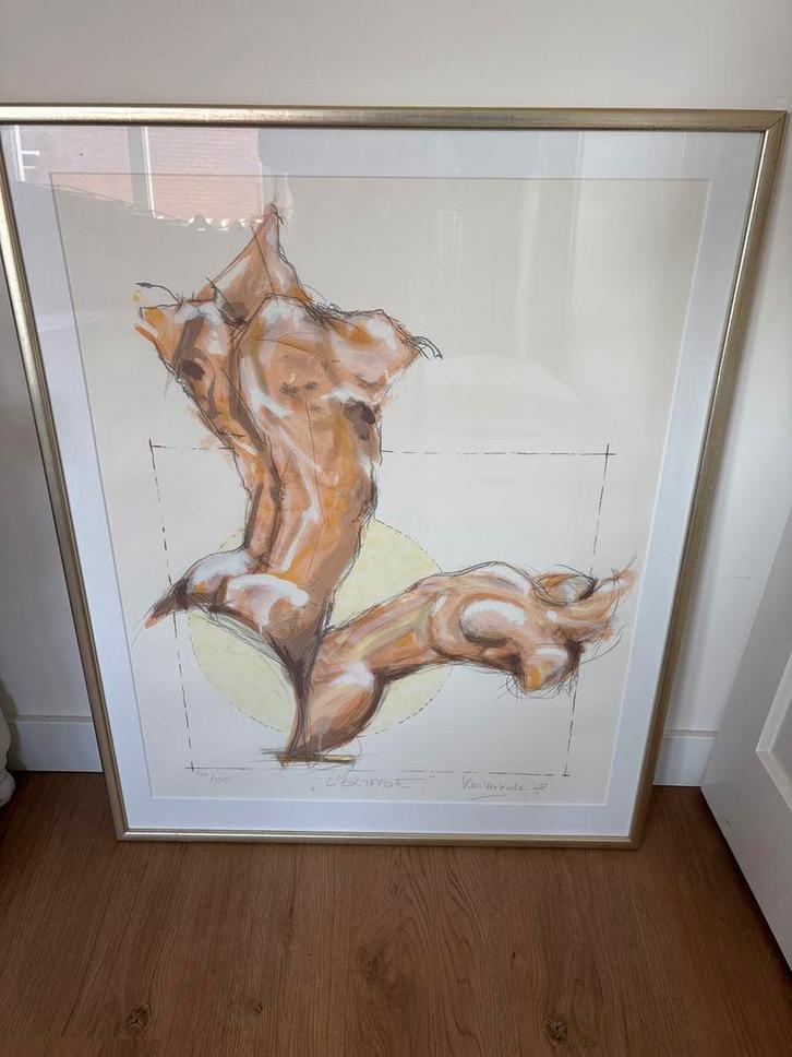 Kunstwerk 'L'Extase' van Kees Verkade, Antiek en Kunst, Kunst | Tekeningen en Foto's, Ophalen