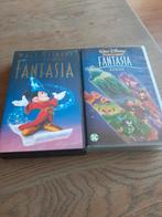 Disney Fantasia en Fantasia 2000 videoband., Cd's en Dvd's, Gebruikt, Tekenfilm, Alle leeftijden, Ophalen of Verzenden