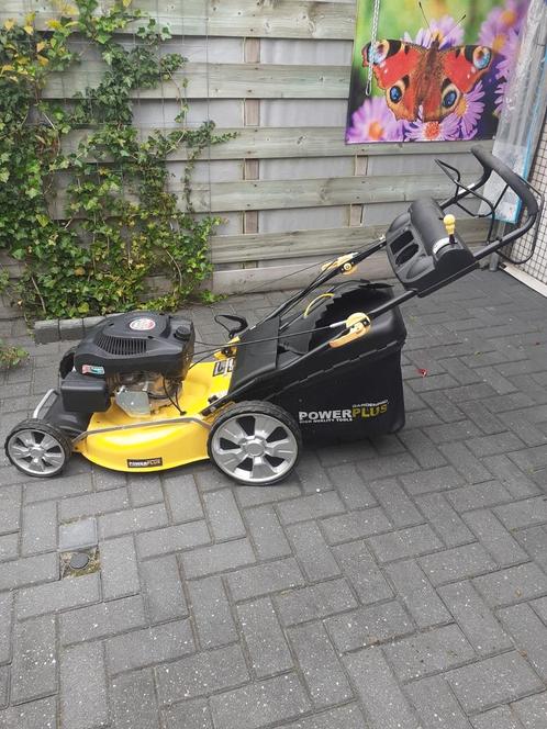 GRASMAAIER POWERPLUS 196CC 510MM, Tuin en Terras, Grasmaaiers, Zo goed als nieuw, Cirkelmaaier, Ophalen