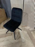 Farucci Eetkamerstoel Zwart/Beige Velvet €45,00 p/st, Ophalen, Twee, Zwart, Nieuw
