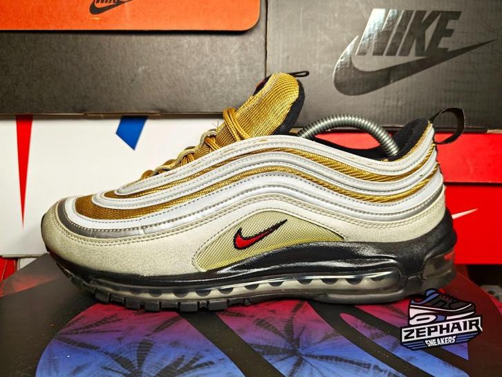 Nike Air Max 97 'Metallic Pack' EU42.5 2018, Kleding | Heren, Schoenen, Gedragen, Sneakers of Gympen, Overige kleuren, Ophalen of Verzenden