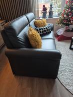 Leren 2-zits bank met binnenvering - Zo goed als nieuw!, Ophalen of Verzenden, Zo goed als nieuw, Tweepersoons, Leer