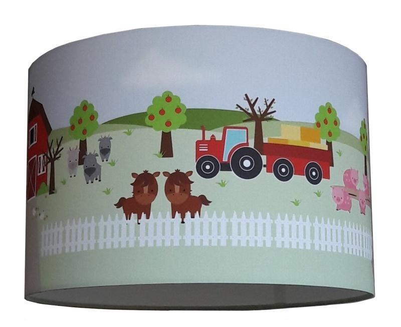 Hanglamp Kinderlamp Lamp Op de Boerderij Designed4Kids, Designed4Kids, Nieuw, Ophalen of Verzenden, Designed4kids@live.nl