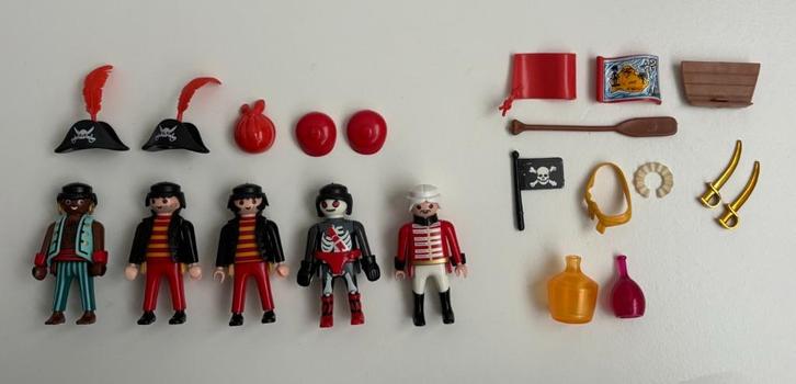 5 Stuks: Playmobil Piraten samen met diverse accessoires, Kinderen en Baby's, Speelgoed | Playmobil, Gebruikt, Los playmobil, Ophalen of Verzenden