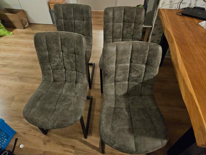 Eetkamerstoelen type Steven van Goossens - set van 4, Huis en Inrichting, Stoelen, Zo goed als nieuw, Vier, Overige kleuren, Ophalen