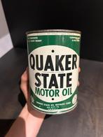 Olieblik olie blik Quaker state oil can usa vintage mancave, Ophalen of Verzenden, Zo goed als nieuw, Overige