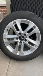 Borbet Velgen met Winterbanden - Mercedes C180 (2012), Auto-onderdelen, Banden en Velgen, Ophalen, Gebruikt, 16 inch, Banden en Velgen