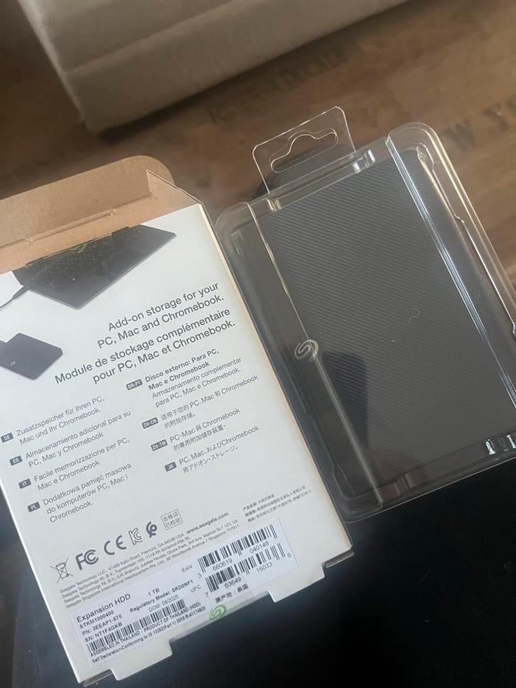 Seagate Expansion 1TB Externe Harde Schijf - Nieuw!, Computers en Software, Harde schijven, Nieuw, Console, Extern, HDD, USB, Verzenden