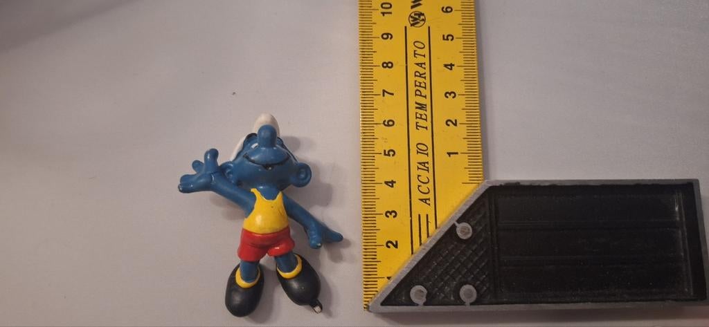 Smurf poppetje 1980 schleich peyo (28925), Overige Smurfen, ., Schleich, Ophalen of Verzenden