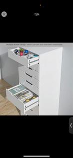 Witte ladekast met 9 lades - Zo goed als nieuw!, Ophalen, Minder dan 50 cm, 5 laden of meer, 100 tot 150 cm