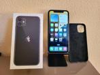 iPhone 11 — 64GB batterij conditie 80% met gratis hoesje, 80 %, Zwart, Zo goed als nieuw, 64 GB