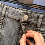 Isabel Marant Etoile grijs denim spijker rokje mt XS 47506, Isabel Marant, Isabel Marant, ., Ophalen of Verzenden