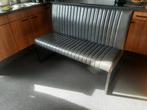 Eetkamer bank zwart 130 breed en 95 cm hoog, Huis en Inrichting, Banken | Bankstellen, Ophalen, Gebruikt, Tweepersoons, 75 tot 100 cm