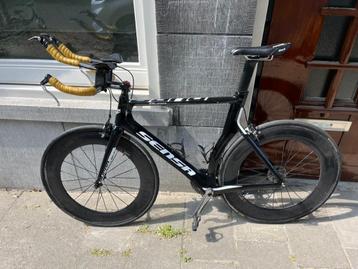 Sensa Dura carbon triathlon/tijdrit fiets frame 58,5 beschikbaar voor biedingen