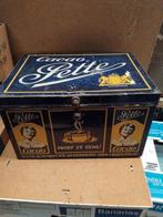 Pette cacao blik afm 35 - 26 cm hg 21 cm, Antiek en Kunst, Ophalen of Verzenden