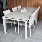 Tuinset + 6 stoelen. zo goed als nieuw, Ophalen of Verzenden, Zo goed als nieuw
