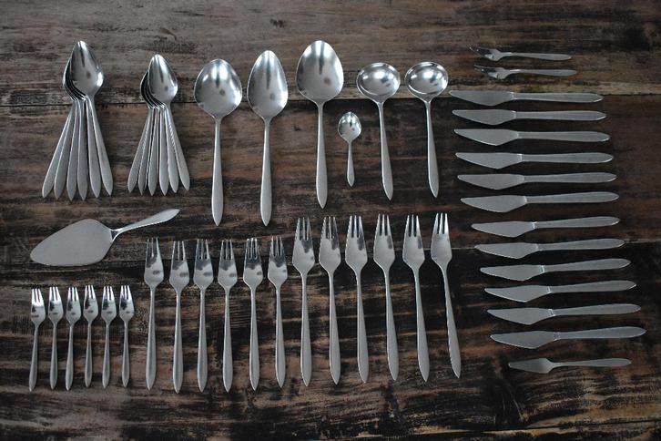 Gero Zilduro 750 Festi 6 personen cassette - bestekset, Antiek en Kunst, Antiek | Bestek, Ophalen of Verzenden