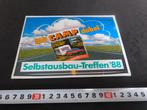 sticker mit CAMP dabei Selbstausbau - Treffen 1988 Caravan, Ophalen, Zo goed als nieuw